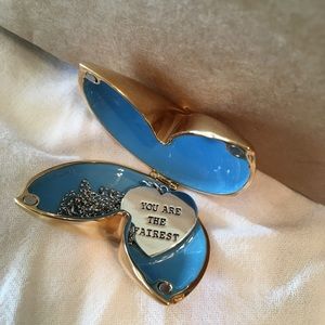 Juicy Couture Fortune Cookie with Heart Necklace